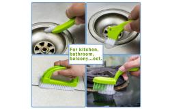 China Nylon Bristles 6pcs Tile Joint Brush Set Cleaning Scrubber supplier