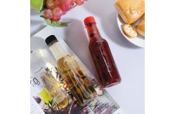 China Cylinder Hot Sauce Bottles 5oz with Caps and Dripper Inserts Woozy Glass Bottle supplier