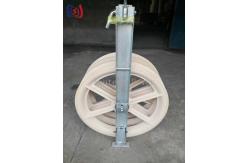 China 660mm Large Diameter Nylon Sheaves Conductor Pulley Stringing Block Transmission Line Tool supplier