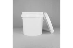 China 8L Round  2 Gallon Plastic Containers With Lids , Two Gallon Plastic Buckets supplier
