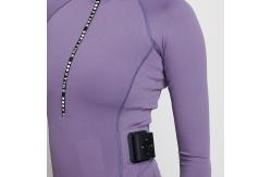 China Purple microcurrent muscle stimulation Ems Full Body Suit Sport Fitness Wear supplier