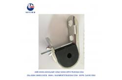 China 12KN ADSS Rubber Suspension Clamp Silver+Black supplier