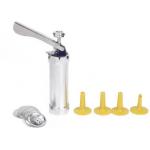 Stainless Steel Biscuit Press Machine Customized Logo Churro Maker Gun for sale