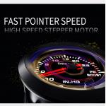 Do637 52mm Race Car Turbo Boost Gauge 7 Color Turbo Sensor Kit for sale