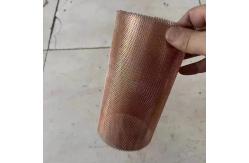 China Emi Shielding Protective Copper Expanded Metal Mesh For Wind Energy Composites supplier