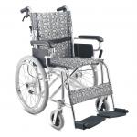 Silver Affordable Aluminum Manual Wheelchair For Hospital Use 46cm for sale