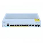 Network management switch Cisco C1000-8P-E-2G-L 8-port gigabit  2x 1G SFP and RJ-45 combo uplinks POE 67W for sale