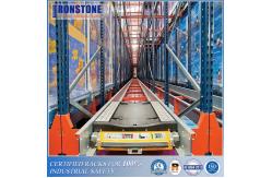 China Automatic Mobile Radio Shuttle Racking System For Save Space supplier
