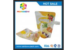 China Recycled PET / NY / PE Stand Up Bags Gravure Printing For Liquid supplier