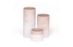 China Cylindrical Paper Tube Packaging Flexible FDA Eco-friendly Embossing Logo Lid supplier