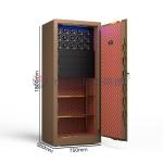 Solid Steel Jewelry Watch Winder Safe Box Biometric Fingerprint Lock for sale