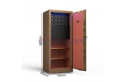 China Solid Steel Jewelry Watch Winder Safe Box Biometric Fingerprint Lock supplier