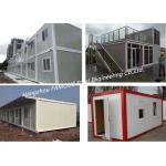 G +1 Floor Foldable Living Prefab Homes Modular Integrated Container House For Labor Camp for sale