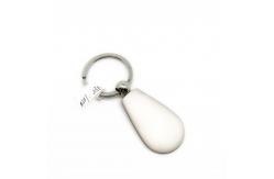 China Siliver Metal Keychain Holder with Customized Logo and MOQ 500 supplier