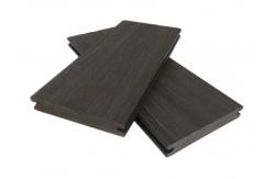 China Swimming Pool Exterior Wood Composite Lumber Decking Co Extrusion Solid WPC supplier