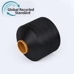 Recycled Ring Spun Yarn Polyester Textured Yarn GRS OETEX Certified for sale