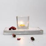 8oz 10oz 20 Oz Recycled Glass Candle Jars Cylinder Shape OEM for sale