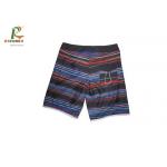 Summer Quick Dry Boys Board Shorts Flat Waistband Silk Screen Printing