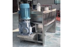 China Powder Screw Ribbon Mixer , Efficient Mixing Equipment For Dry And Wet Materials supplier