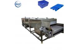 China Efficient Transfer Box Plastic Crate Washing Machine , High Pressure Washing Machine supplier