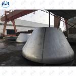 PED Conical Tank Heads Stainless Steel 304 Pressure Vessel End Caps Bottom Cover 2500mm for sale