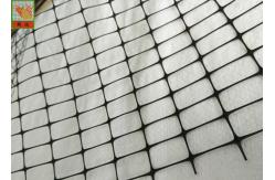 China PP Support Industrial Plastic Netting , Black Plastic Mesh Barrier Fence Netting supplier