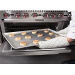 RK Bakeware China Foodservice NSF Full Size Aluminum Nonstick Baking Tray / Aluminum Sheet Pan Wire In Rim , 13 X 18 for sale