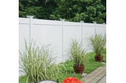 China Easy Installation PVC Full Privacy Vinyl Yard Fence Panel supplier