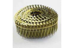 China Ring Shank Wire Collated Coil Nails supplier