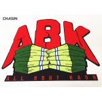 Chenille Embroidered Iron On Patches Appliques For Jacket 's Back