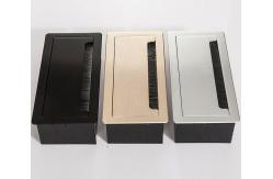 China American Standard Cable Cubby Box / Countertop Socket Line Brush Multimedia Information Box supplier