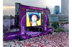 China OEM P4.81 Outdoor Rental Led Screen With 1R1G1B Pixel Configuration supplier
