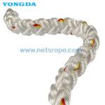 8-Strand Mixed Polypropylene And Polyethylene Mooring Ropes for sale