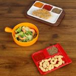 Healthy Colorful Melamine Dinner Plates with/without Pattern for Wholesale Non-toxic for sale