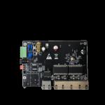 2oz Copper Thickness 4 Layers PCB with Immersion Silver Surface Treatment White Silkscreen and Matt Black Solder Mask Color for sale