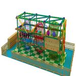 Three Level Adventure Rope Course Woodpine Material With Safety Belt for sale