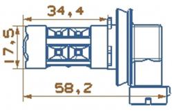 China CREE-XBD*14 H8 Fog Lamp supplier