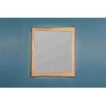 Dimmable Lights Custom Led Bathroom Mirror Wooden Frame Fog Free Design for sale
