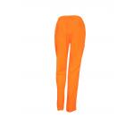 100% Polyester Bottoms Clothing Orange Nursing Scrubs With Layered Pockets