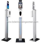 School IP65 infrared temperature sense face recognition Abnormal Temperature Alarm liquid wash hand sanitizer dispenser for sale