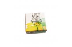 China 2pcs Nice Printing Macaron Packaging Box Kraft Paper with Plastic Inner Tray supplier