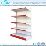 Double / Single Sided Convenience Store Shelving , Metal Grocery Display Racks for sale