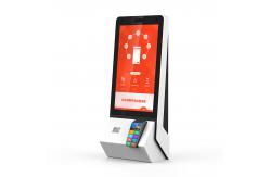 China MSR / IC / NFC Card Reader Self Service Checkout Kiosk With Multiple Functions supplier