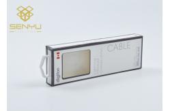 China 350g Paper Custom Printed Phone Accessories Packaging with Clear Window supplier