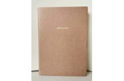 China Pink Embossing Custom Printed Notebooks Light Weight With Logo Printed supplier