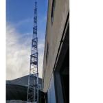China Security Power Portable Tower Network 20m Vehicle Mounted Guyed Lattice Tower Steel Aluminum for sale