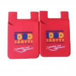 Silicone Mobile Phone Credit Card Holder Case Wallets Sleeve for sale