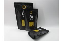China Coffee packaging customzied stand up bag with zipper , one way valve supplier