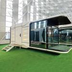 Custom Modular Space Prefab Office Pod Homes Polyurethane Insulated for sale