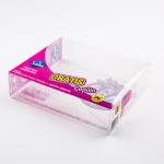 Pantone Single Color Foldable Transparent Plastic Box for sale
